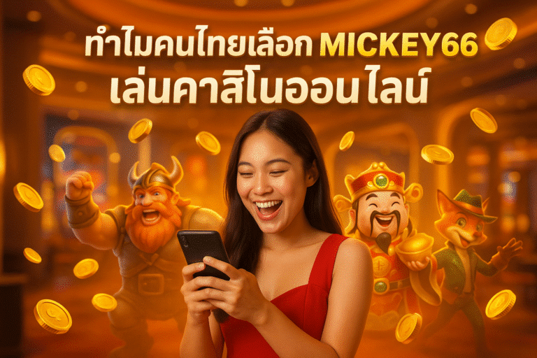 ทำไมคนไทยเลือก MICKEY66 เล่นคาสิโนออนไลน์