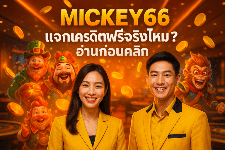 MICKEY66 แจกเครดิตฟรีจริงไหม? อ่านก่อนคลิก
