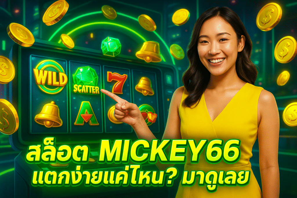 สล็อต MICKEY66 แตกง่ายแค่ไหน? มาดูเลย