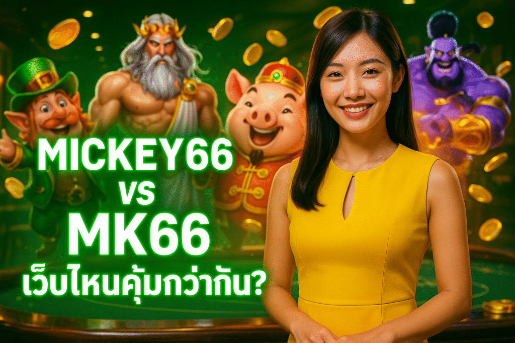 MICKEY66 vs MK66 เว็บไหนคุ้มกว่ากัน?