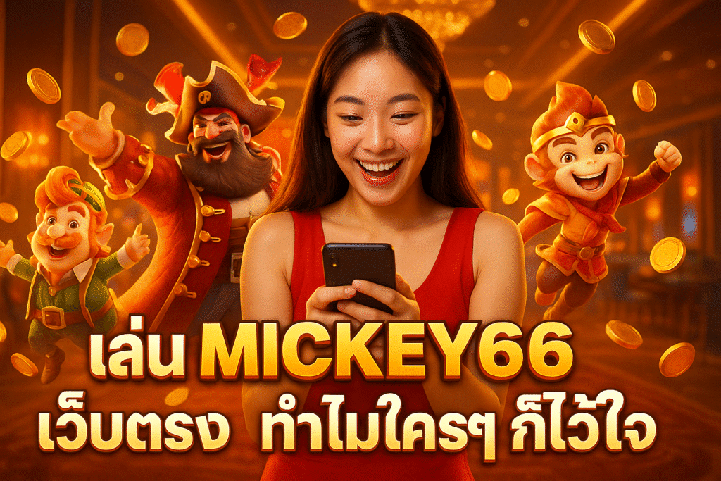 เล่น MICKEY66 เว็บตรง ทำไมใครๆ ก็ไว้ใจ