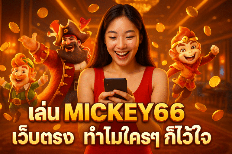 เล่น MICKEY66 เว็บตรง ทำไมใครๆ ก็ไว้ใจ