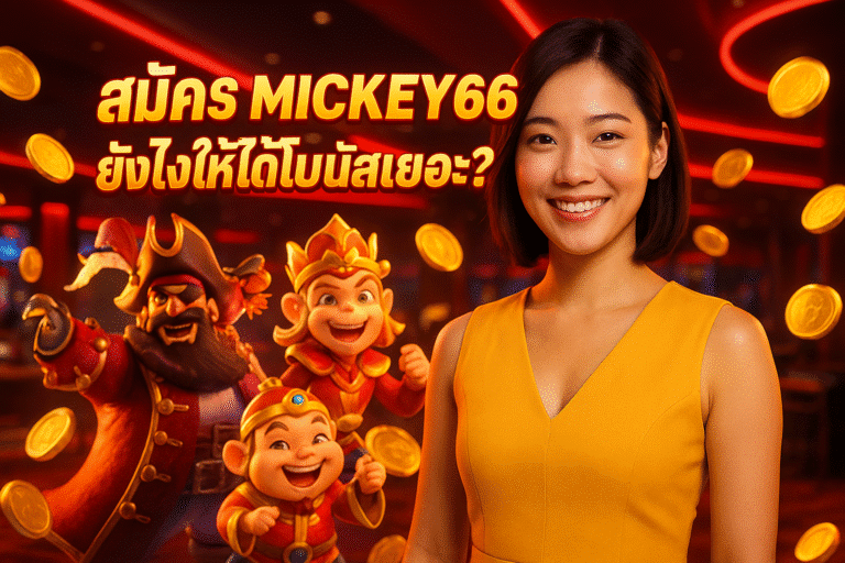 สมัคร MICKEY66 ยังไงให้ได้โบนัสเยอะ?